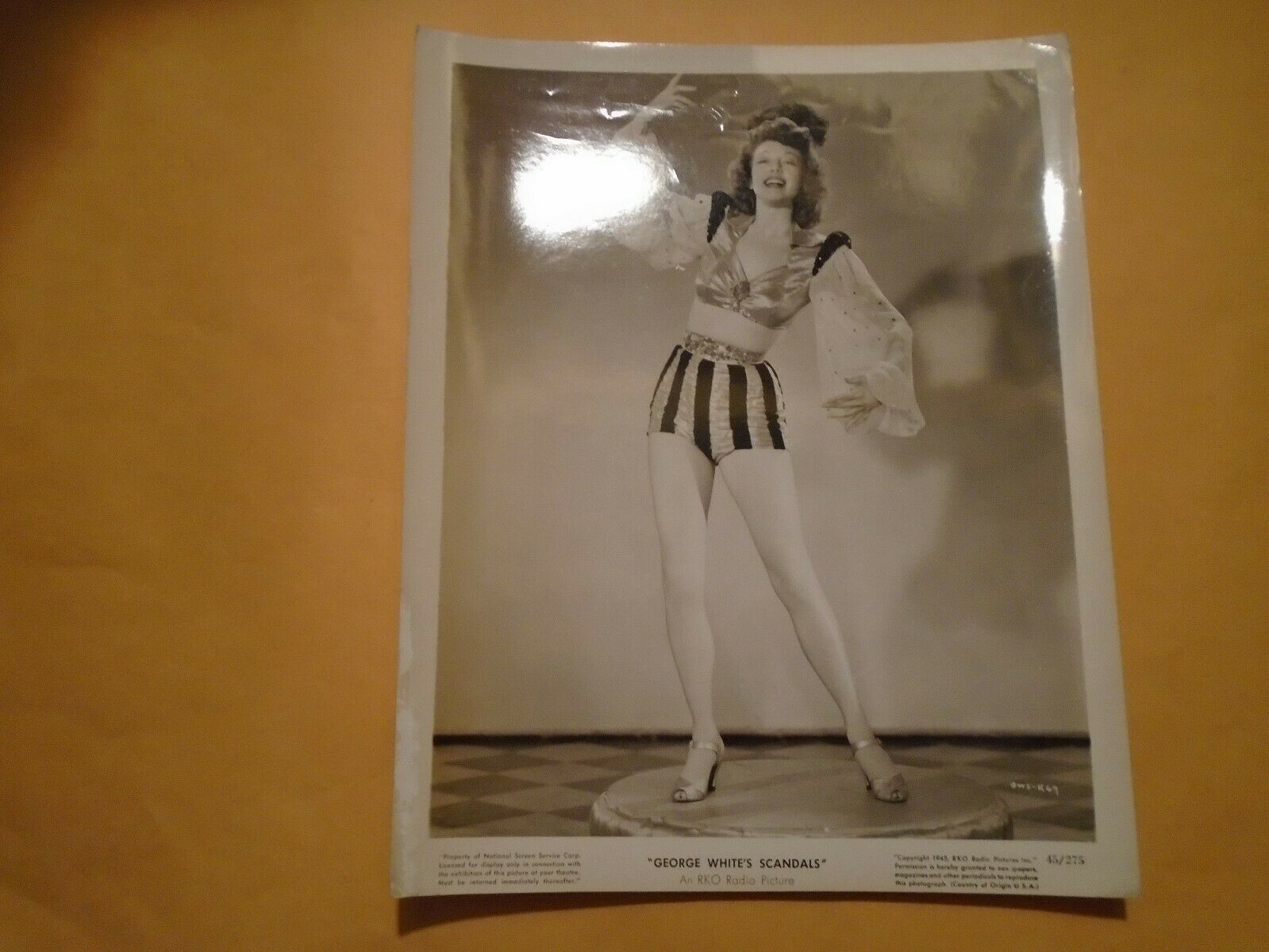 George White's Scandals Showgirl/glamour Original Vintage Glossy B&w Movie Photo