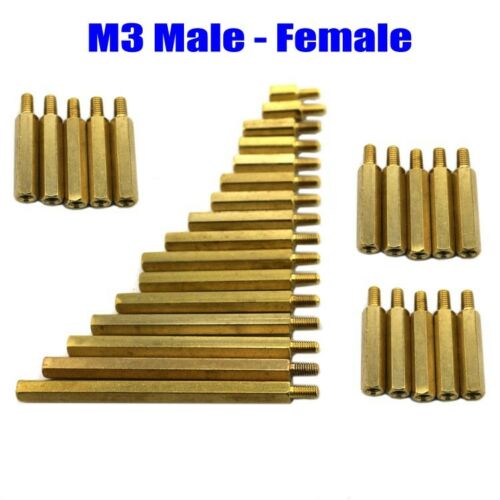 M2 M3 M4 Male-female & Female-female Hex Brass Spacer & Screw Nut